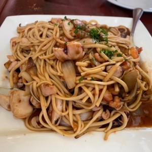 Pasta con mariscos