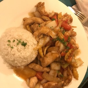 pollo salteado