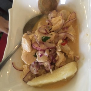 ceviche de corvina 