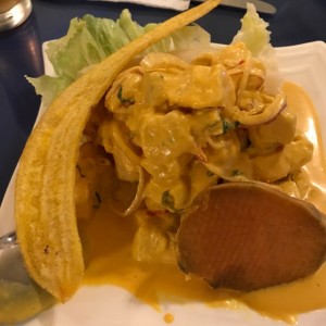 Ceviche huancaina