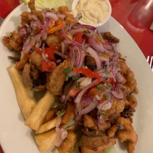 Jalea de mariscos. 