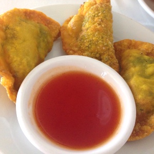 Empanada de espinaca con puerco