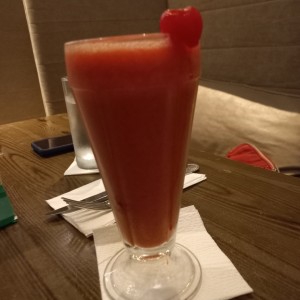 Batido de fresa