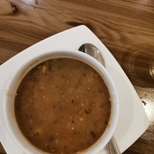 sopa de lentejas