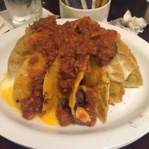 super nachos con chili