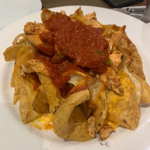 Nachos de pollo