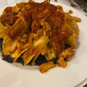 nachos de pollo 