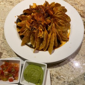 Nachos de pollo