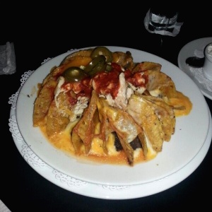 Nachos con pollo