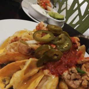 Nachos de pollo