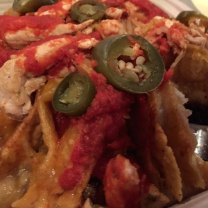 Nachos de pollo