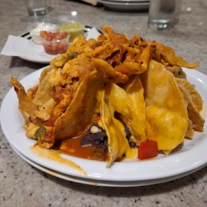 Nachos de pollo