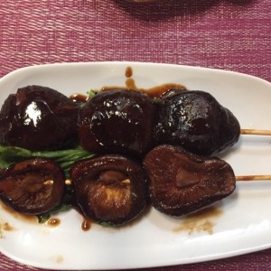 Shiitake skewers