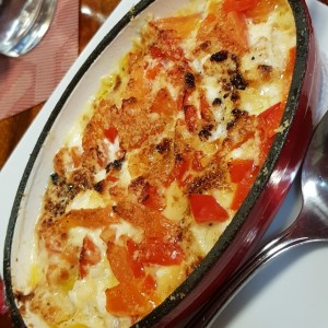 Pescado gratinado