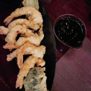 Langostinos Tempura 