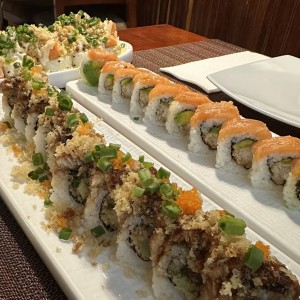 Unagi Crispy Roll, Sushi Lovers y Sushi Rock&Roll