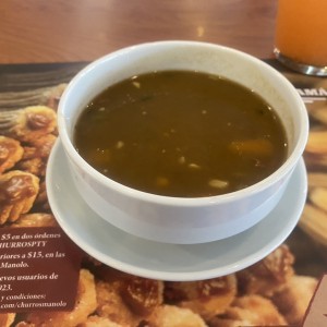 Sopa de lentejas 