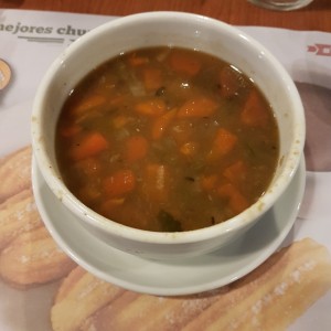 Sopa de lentejas