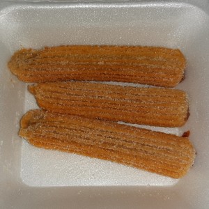 churros rellenos de Manjar