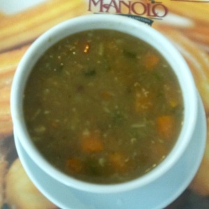 Sopa de Lentejas (entrada) 