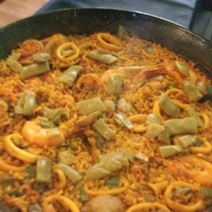 Paella de mariscos