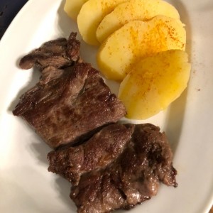 filete a la plancha (super simple no me gusto y con gordito) 