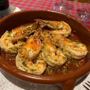 Langostinos al ajillo