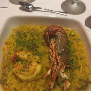 Arroz asopado de mariscos