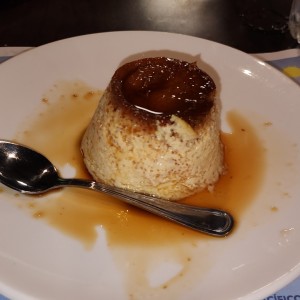 Flan de la casa