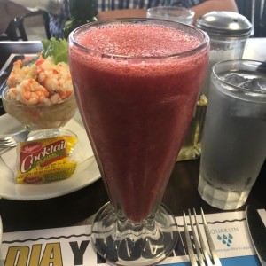 Jugo de fresa