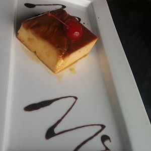 postre flan de la casa