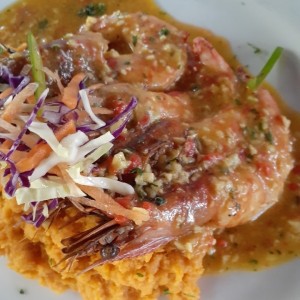 Mariscos - Langostinos al Ajillo