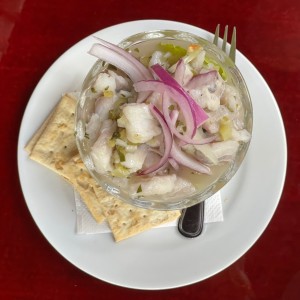 Entradas - Ceviche de Corvina