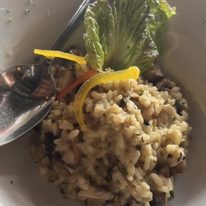 Risotto con Hongos Portobello