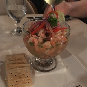 Ceviche de camarones