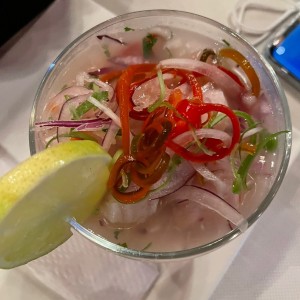 Ceviche de pescado