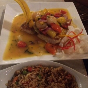 filete de corvina frutal