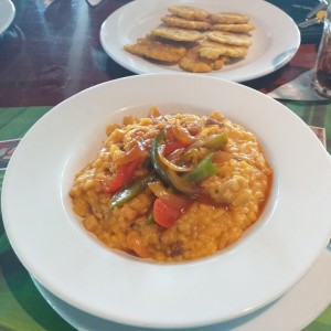 guacho de mariscos