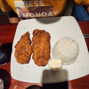 Filete de pescado a la plancha 