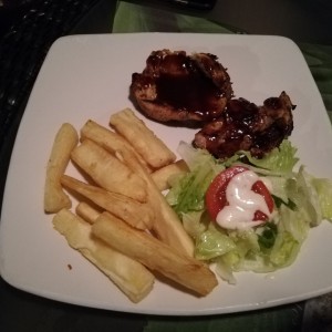 pollo en salsa bbq