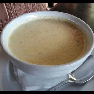 Crema de camarones