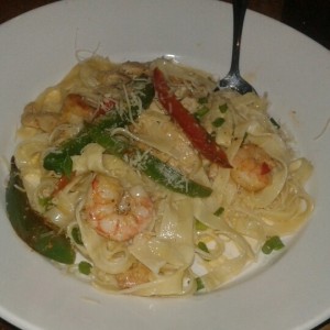 cajun chicken and shimp pasta