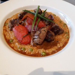 Risotto de lomo saltado