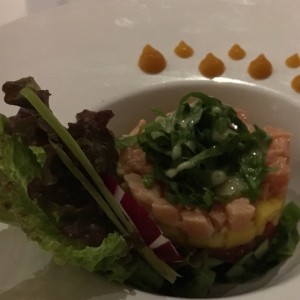 tartar de salmon