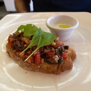 Tzatziki bruschetta