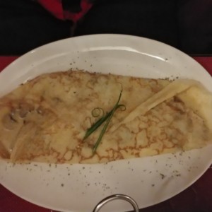 Crepe saladas - Poulet et Champignons