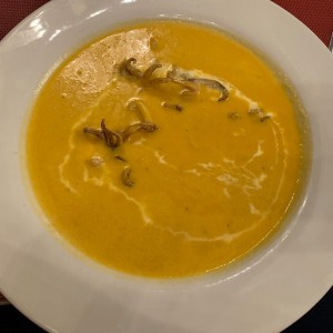 crema de mariscos 