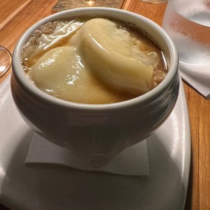 Sopa de cebolla 