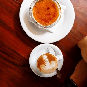 Capuchino y creme brulee