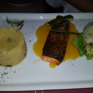 salmon con maracuya